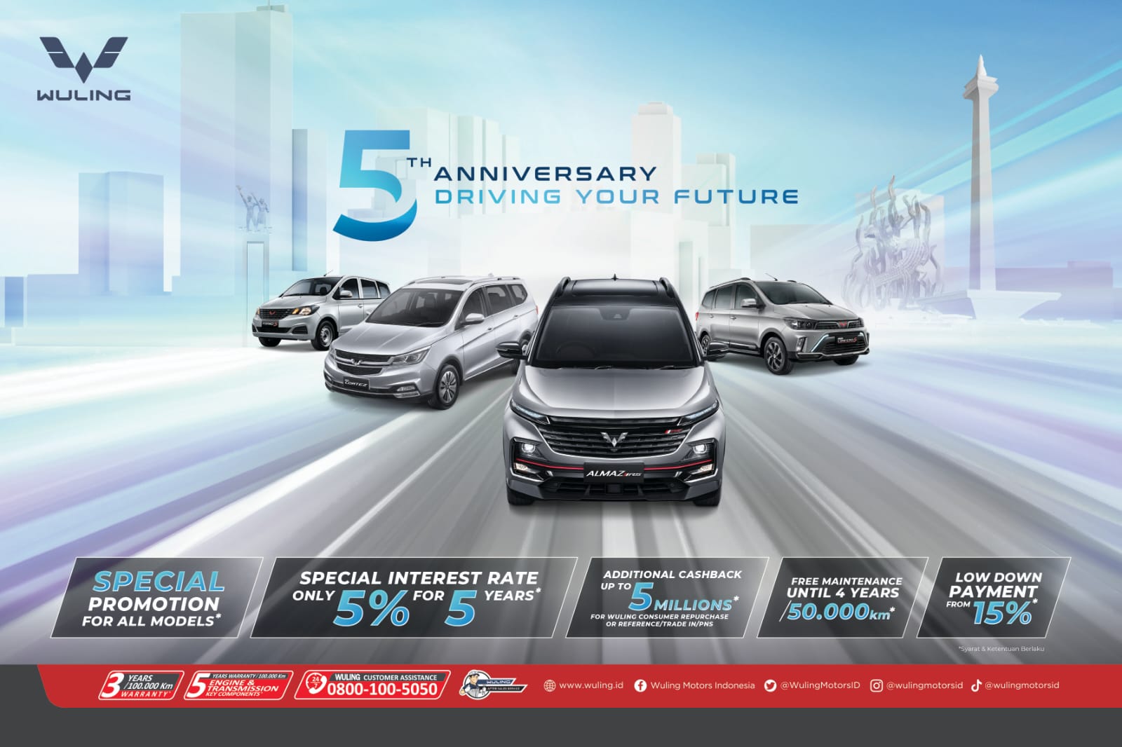 Promo Prebook Wuling Air EV dan Wuling Almaz 